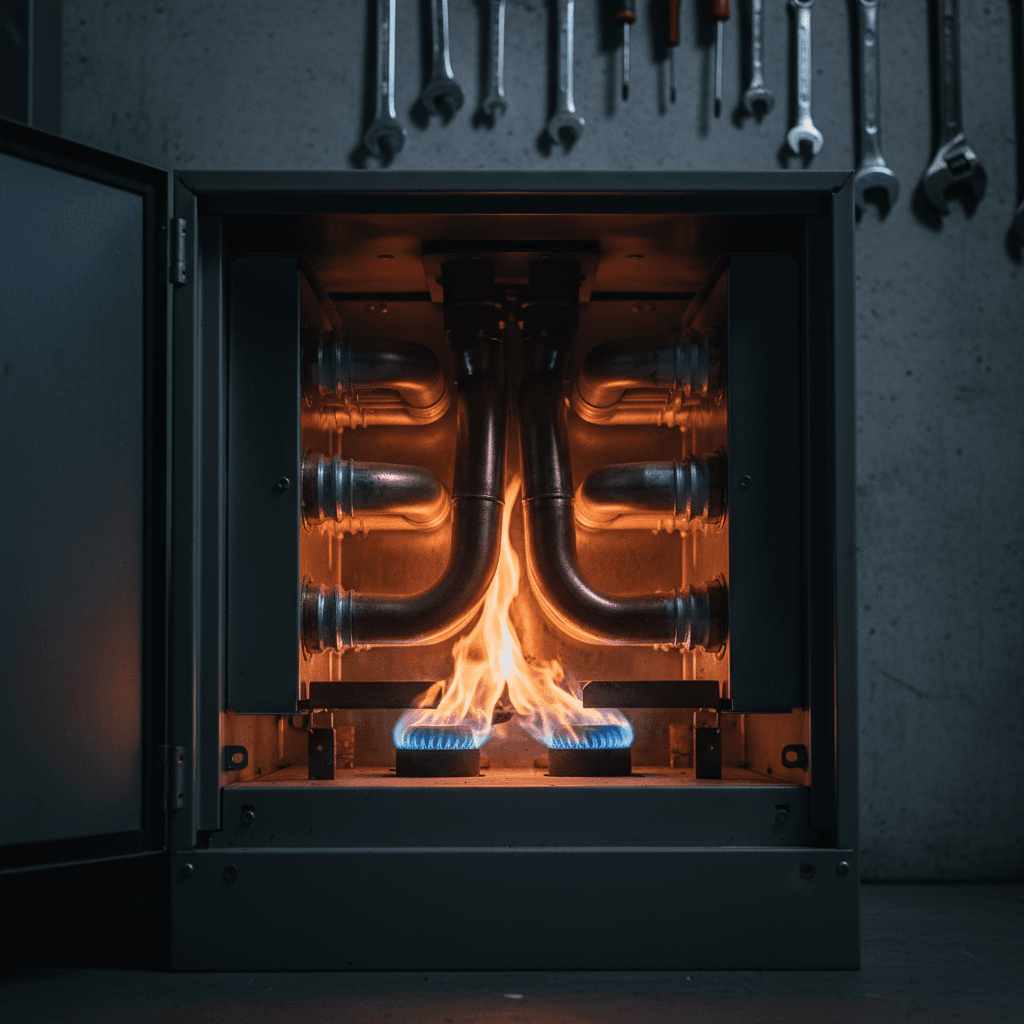 multi-stage furnace heating components